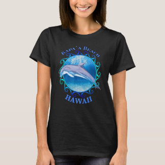 Kapa'a Beach Hawaii Hi Vacation Souvenir Dolphin T-shirt