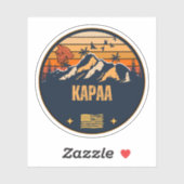 Kapaa, Hawaii Sticker (Vel)