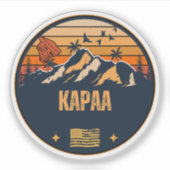 Kapaa, Hawaii Sticker (Voorkant)