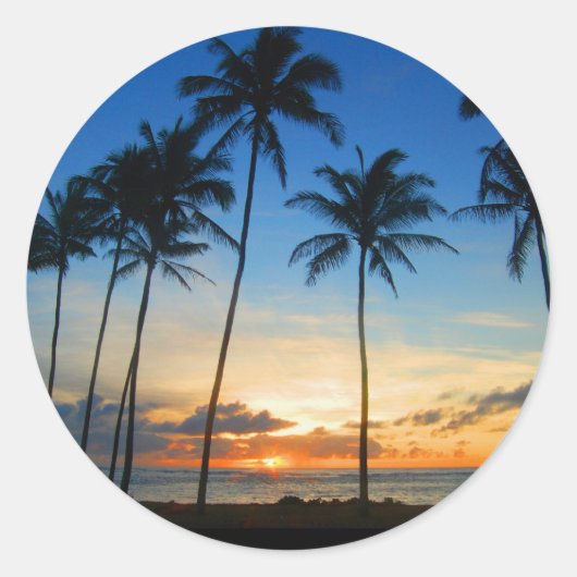 Kapa'a Sunrise Sticker (Voorkant)