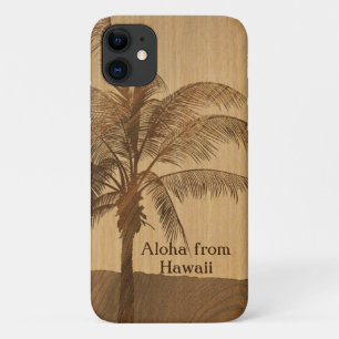 Kapaa Sunset Hawaïaans namaak Koa houten enkele pa Case-Mate iPhone Case