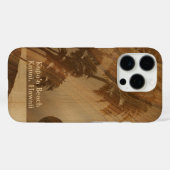 Kapaa Sunset Hawaiian Faux Koa Wood Case-Mate iPhone Case (Achterkant (horizontaal))