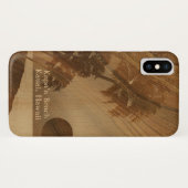Kapaa Sunset Hawaiian Faux Koa Wood Case-Mate iPhone Case (Achterkant (horizontaal))
