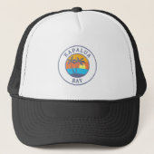 Kapalua Bay, Maui Faded Classic Style Trucker Pet (Voorkant)