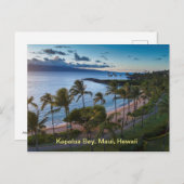 Kapalua Bay, Maui, Hawaii Briefkaart (Voorkant / Achterkant)