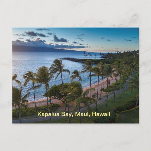 Kapalua Bay, Maui, Hawaii Briefkaart (Voorkant)