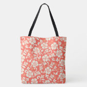 Kapalua Pareau Hawaiian Hibiscus Beach Bag Tote Bag (Achterkant)