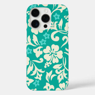 Kapalua Pareau Hawaiian Hibiscus Green iPhone 16 Pro Hoesje