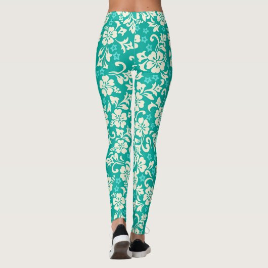 Kapalua Pareau Hawaiian Hibiscus Leggings (Achterkant)