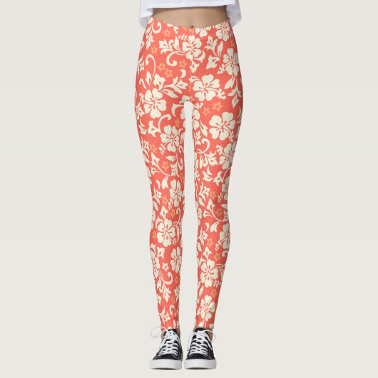 Kapalua Pareau Hawaiian Hibiscus Leggings (Voorkant)