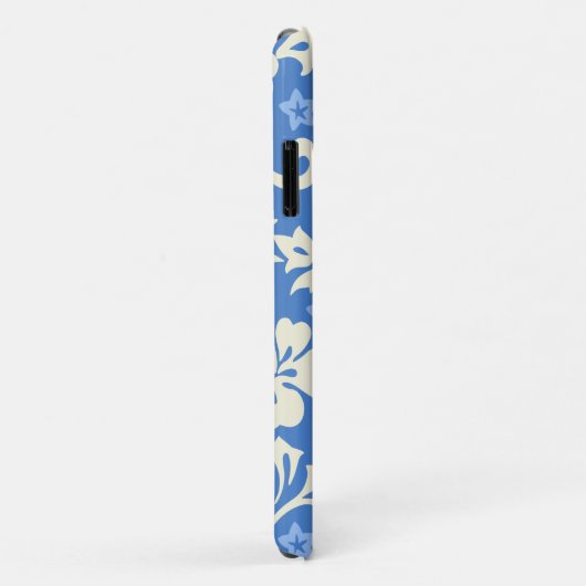 Kapalua Pareau Hawaiian Hibiscus Periwinkle Case-Mate iPhone Case (Achterkant/rechts)