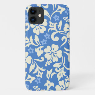 Kapalua Pareau Hawaiian Hibiscus Periwinkle Case-Mate iPhone Case