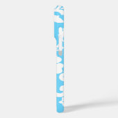 Kapalua Pareau Hawaiian Hibiscus Turquoise Case-Mate iPhone Case (Achterkant / Links)