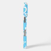 Kapalua Pareau Hawaiian Hibiscus Turquoise Case-Mate iPhone Case (Achterkant / Rechts)