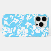 Kapalua Pareau Hawaiian Hibiscus Turquoise Case-Mate iPhone Case (Achterkant (horizontaal))