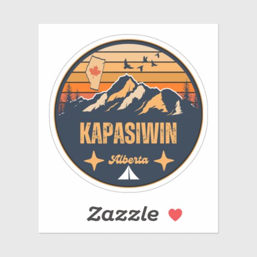 Kapasiwin, Alberta Sticker (Vel)