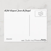 Kapel - DFW Luchthaven # 2 Briefkaart (Achterkant)