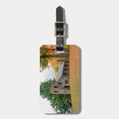 Kapel in de herfst bagagelabel (Voorkant verticaal)