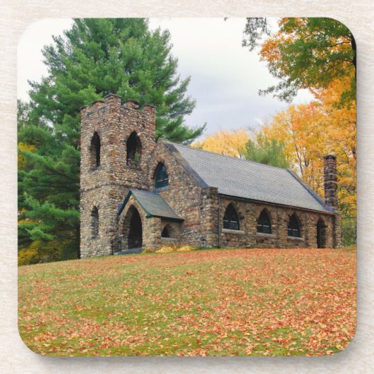 Kapel in herfst drankjes onderzetter (Voorkant)