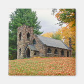 Kapel in herfst magneet (Voorkant)