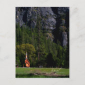 Kapel in het Yosemite Briefkaart (Voorkant)