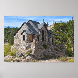 Kapel op de Rots, Allenspark, Colorado Poster