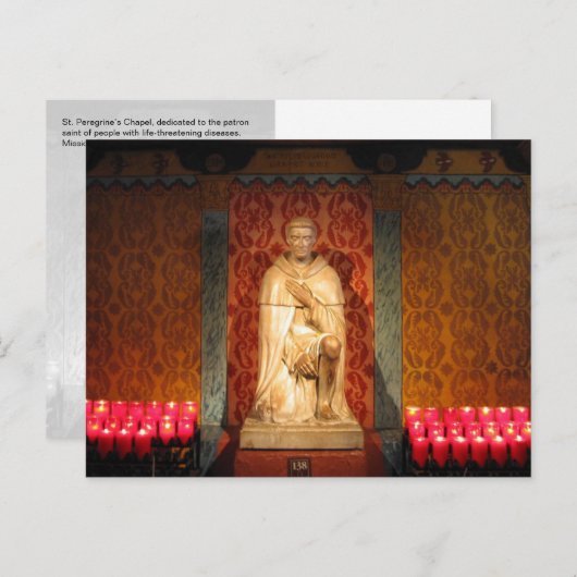 Kapel St. Peregrine, San Juan Capistrano, CA Briefkaart (Voorkant / Achterkant)
