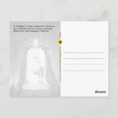 Kapel St. Peregrine, San Juan Capistrano, CA Briefkaart (Achterkant)