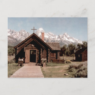 Kapel van de Transfiguratie Oude Wyoming Briefkaart