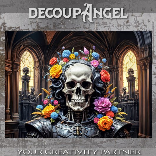 Kapel van Eeuwige Bloesems - Decoupage - Tissuepapier