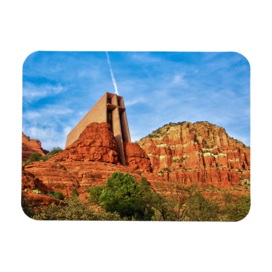 Kapel van het Heilige Kruis Sedona, AZ Magnet Magneet (Horizontaal)