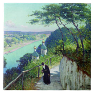 Kapel van het klooster van Svyatogorsk Tegeltje