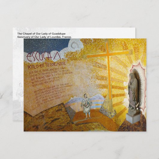 Kapel van Onze Lieve Vrouw van Guadalupe, Lourdes, Briefkaart (Voorkant / Achterkant)