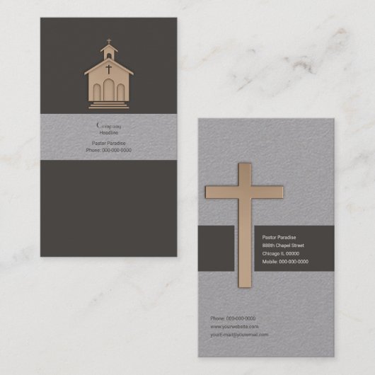 kapel visitekaartje (Voorkant / Achterkant)