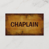 Kapelaan Antiek Visitekaartje (Voorkant)