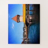 Kapelbrug Luzern Zwitserland Legpuzzel (Verticaal)