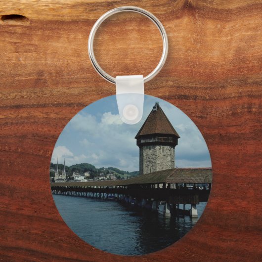 Kapelbruke, Lucerne, Zwitserland Sleutelhanger (Voorkant)