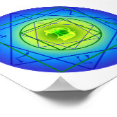 Kaph Sigil - Money, Expansion, Beauty Poster (Hoek)