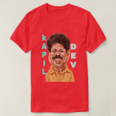 kapil dev beroemde India cricketer T-shirt (Design voorkant)