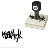 Kapink stank rubberstempel (Gestempeld)