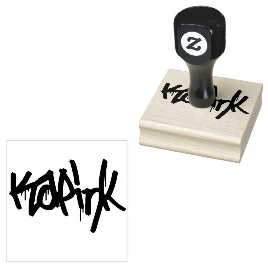 Kapink stank rubberstempel (Gestempeld)