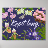 "Kapit lang" (Hang daar in) Filipino Motivatie Poster (Voorkant)