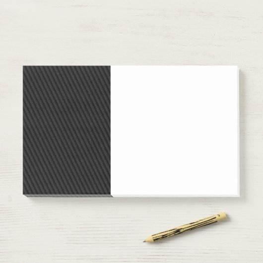 Kapitaal in koolstofvezel post-it® notes (Op bureau)