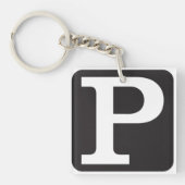 Kapitaal P Sleutelhanger (Voorkant)