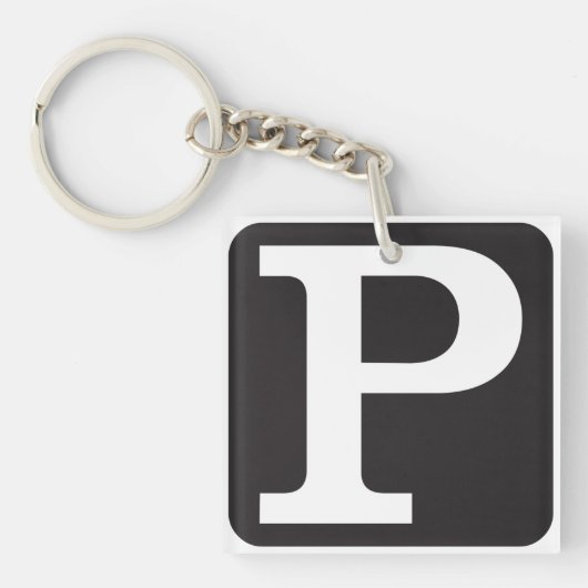 Kapitaal P Sleutelhanger (Voorkant)