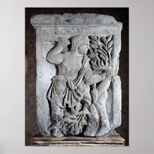 Kapitaal van de Nautes-pijler Poster