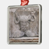 Kapitaal van de Nautes Pillar die kernnos afschild Metalen Ornament (Links)