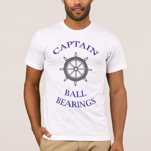 "KAPITAALBALBEARINGS" T-SHIRT (Voorkant)