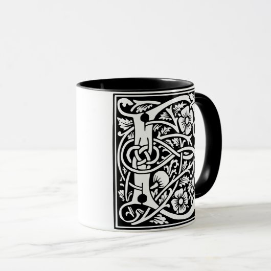 Kapitaalbrief B Coffee-Mok Mok (Voorkant rechts)