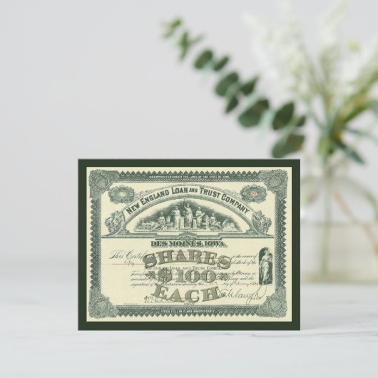 kapitaalcertificaat Business Finance (Staand voorkant)